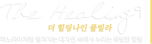 The Healing9 / 더 힐링나인 풀빌라 / 파노라마처럼 펼쳐지는 대자연 속에서 누리는 특별한 힐링